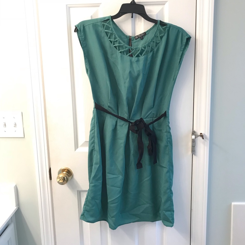 Kelly Green Holiday Dress